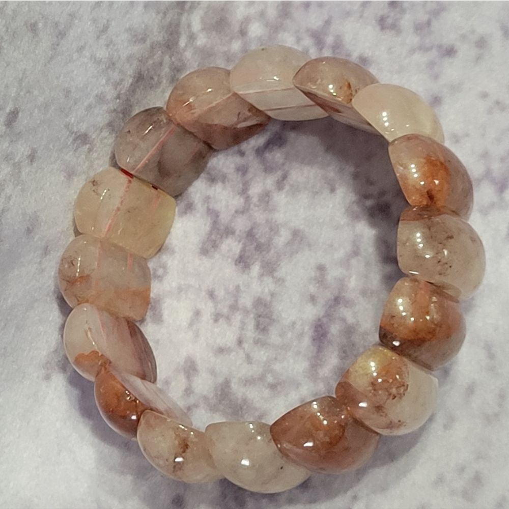 Fire Quartz Stretch Bracelet - Picture 4 of 7